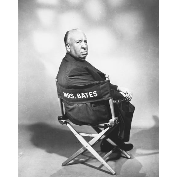 Psycho Classic Alfred Hitchcock In Chair 24x36 Classic Hollywood Poster