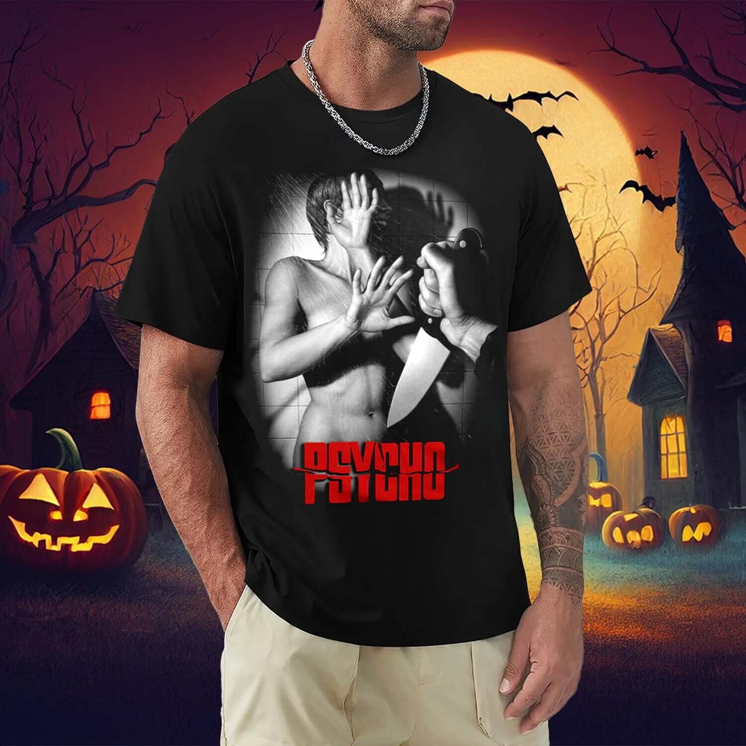 Psycho Classic Cuts Halloween Horror Nights 2024 TShirt Gift Full Size