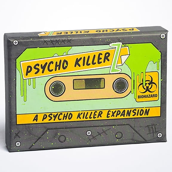 Escape Tabletop Games: Psycho Killer Z  Horror Card Game for Adults, 26 Players, Ages 16+, Fast-Paced Party Game