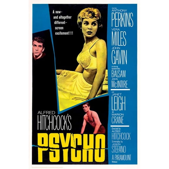 Psycho One Sheet Poster - 24in x 36in