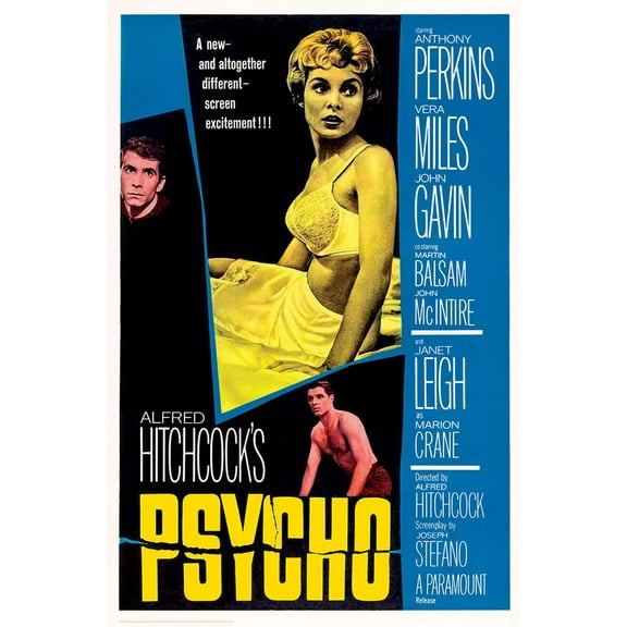 Psycho One Sheet Poster - 24in x 36in