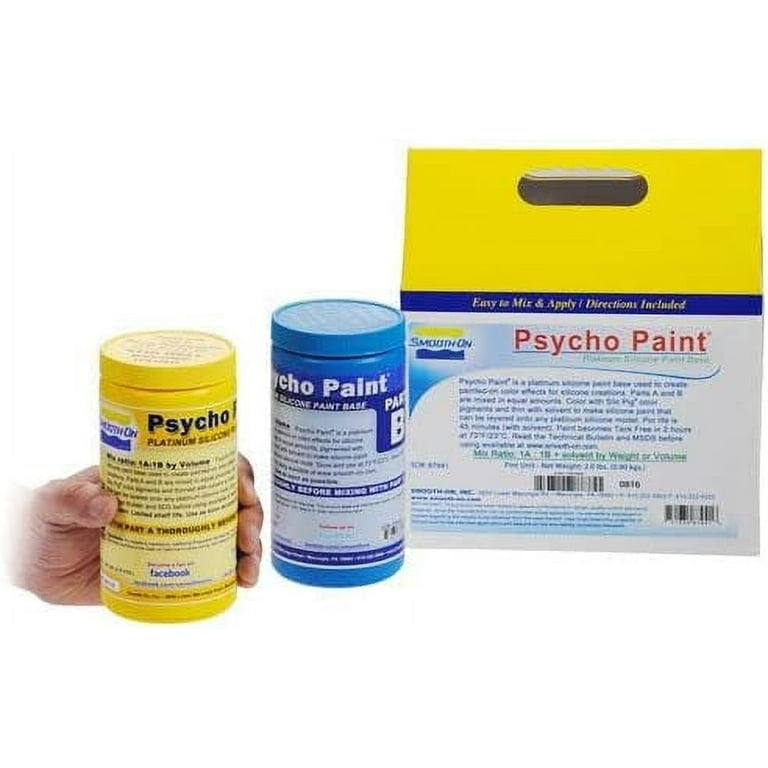 Smooth-On Psycho Paint Platinum Silicone Paint Base - 1 lbs Kit