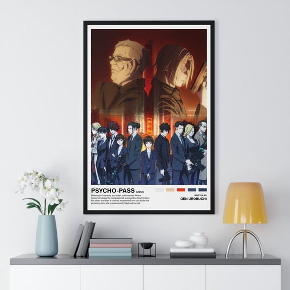 Psycho Pass Anime Minimalist Poster Unframed Size 24''x36'' GooGate