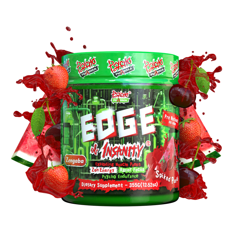 Psycho Pharma Edge of Insanity: Intense Pre-Workout Powder with