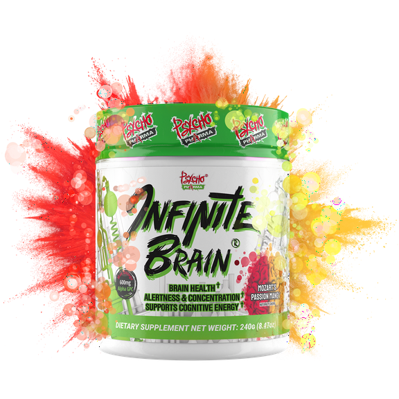 Psycho Pharma Infinite Brain, Mozart's Passion Mango (30 Servings)