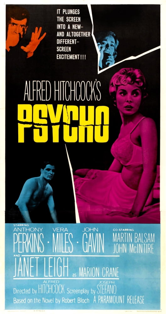 Psycho US Canvas Art - (24 x 36)