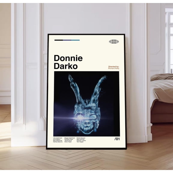 Psychological Thriller Wall Decor Rabbit Hole Mystery Art Cult Room, Unframed Poster
