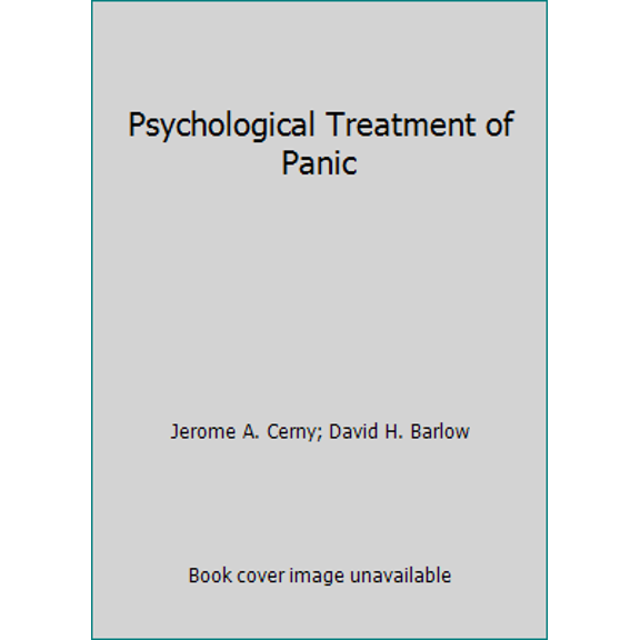 Pre-Owned Psychological Treatment of Panic (Hardcover) 0898622034 9780898622034