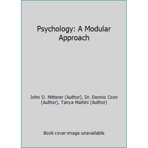 Pre-Owned Psychology: A Modular Approach (Hardcover) 0176503455 9780176503451