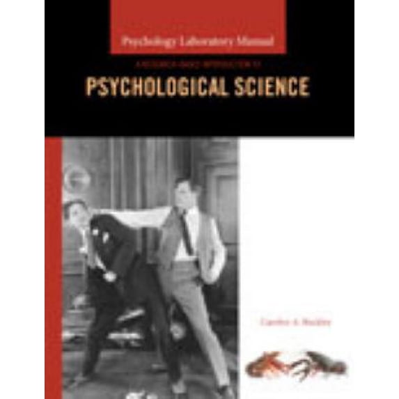 Pre-Owned Psychology Laboratory Manual: A Research-Based Introduction to Psychological Science (Spiral-bound) 1465230254 9781465230256