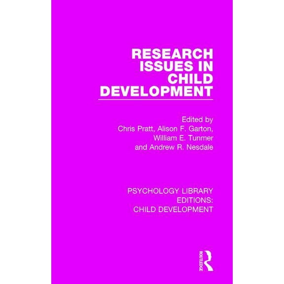 Psychology Library Editions: Child Devel Research Issues in Child Development, Book 11, (Hardcover)