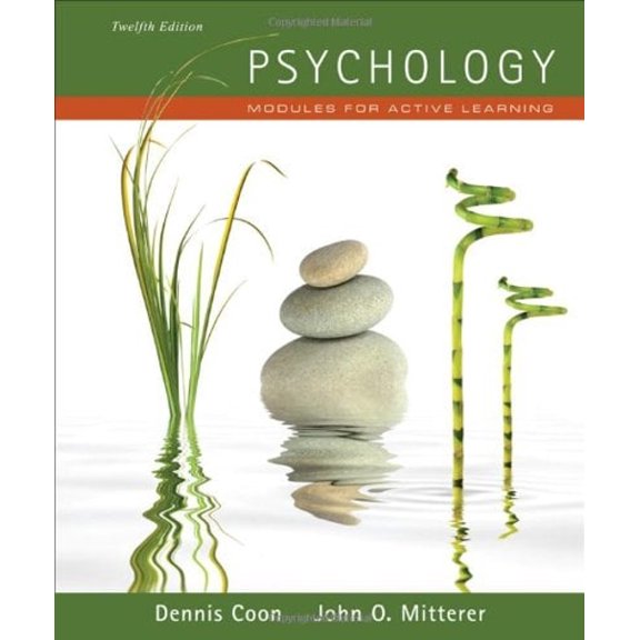 Pre-Owned Psychology: Modules for Active Learning (with Concept Modules with Note-Taking and Practice Exams Booklet) (Paperback) 1111342849 9781111342845