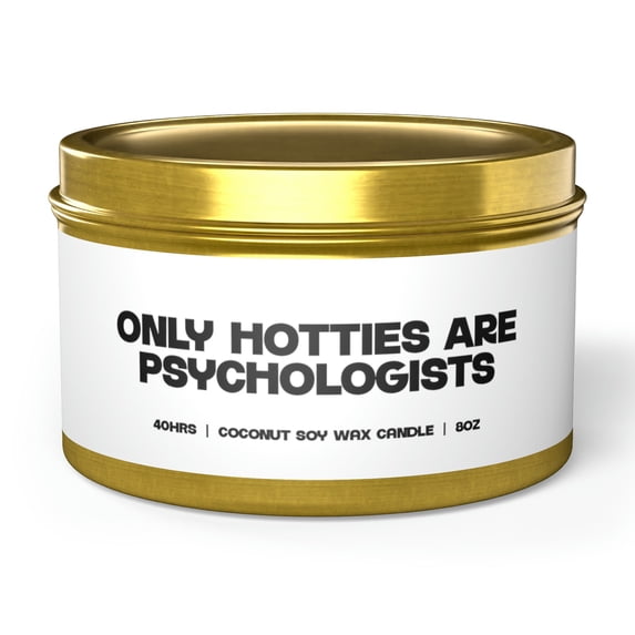 Psychology Psychologist Graduation Tin Candle Gift Decor Vanilla Coffee