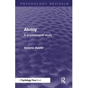 Psychology Revivals Ability Psychology Revivals A Psychological Study, Paperback
