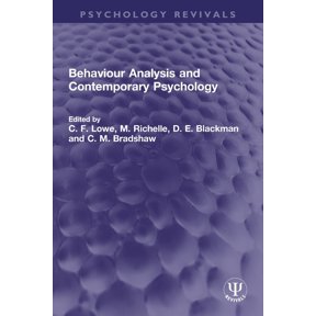 Psychology Revivals Behaviour Analysis and Contemporary Psychology, (Paperback)