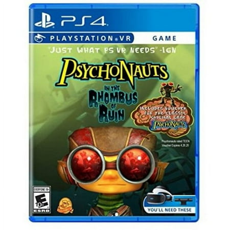 Psychonauts in the Rhombus of Ruin: VR for PlayStation 4 [New Video Game] PS 4