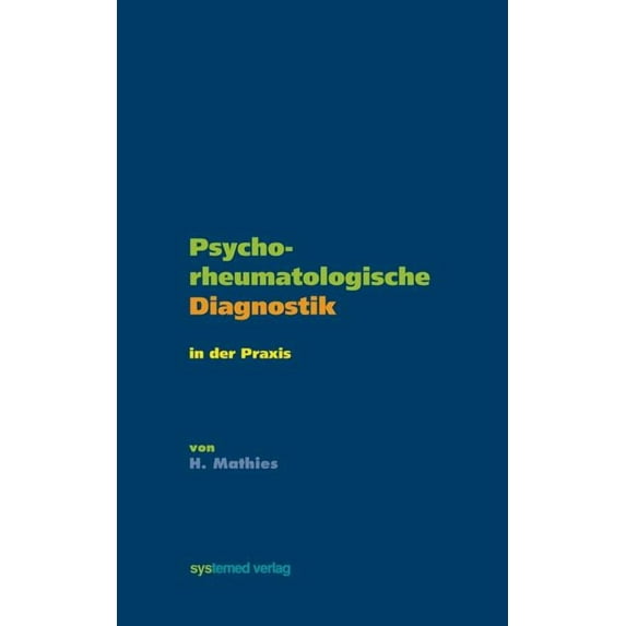 Psychorheumatologische Diagnostik (Paperback)