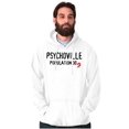 thumbnail image 1 of Psychoville Population Nine Funny Unisex Plus Fleece Graphic Hoodie Brisco Brands 3X, 1 of 5