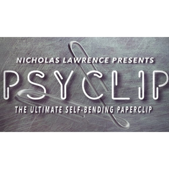 Psyclip by Nicholas Lawrence Professional Close-up Mentalism Magic Trick Instant Illusion Prop Magicians Gimmicks Mind-Bending