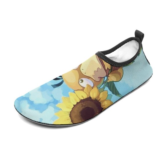 Psyduck Water Shoes Beach Swim Barefoot Quick Dry Aqua Socks, Non-Slip Sporty Water Shoes for Men Women 11/12men