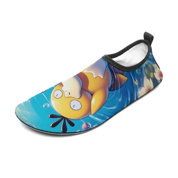 Psyduck Water Shoes Beach Swim Barefoot Quick Dry Aqua Socks, Non-Slip Sporty Water Shoes for Men Women 13/14men