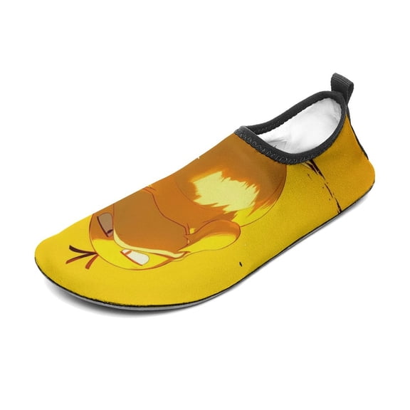 Psyduck Water Shoes Beach Swim Barefoot Quick Dry Aqua Socks, Non-Slip Sporty Water Shoes for Men Women 3/4women