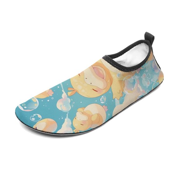 Psyduck Water Shoes Beach Swim Barefoot Quick Dry Aqua Socks, Non-Slip Sporty Water Shoes for Men Women 5/6women