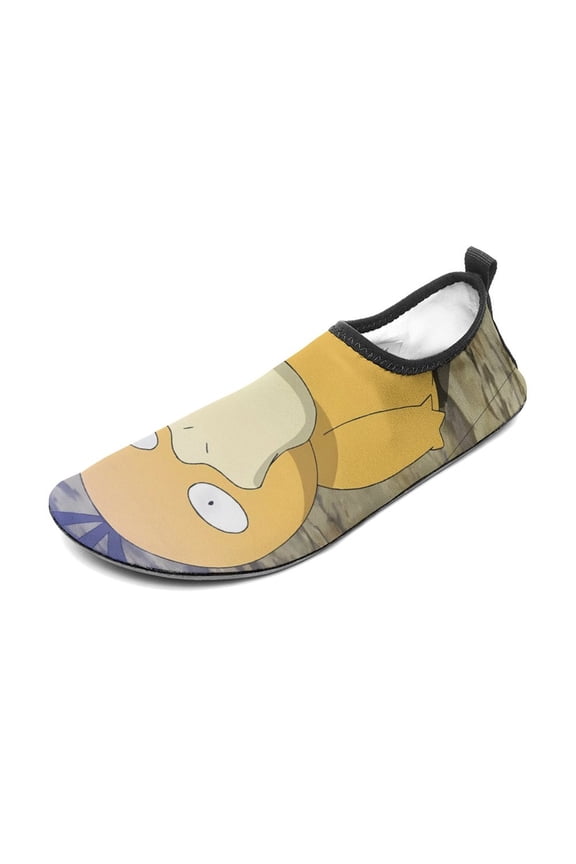 Psyduck Water Shoes Beach Swim Barefoot Quick Dry Aqua Socks, Non-Slip Sporty Water Shoes for Men Women 5/6women