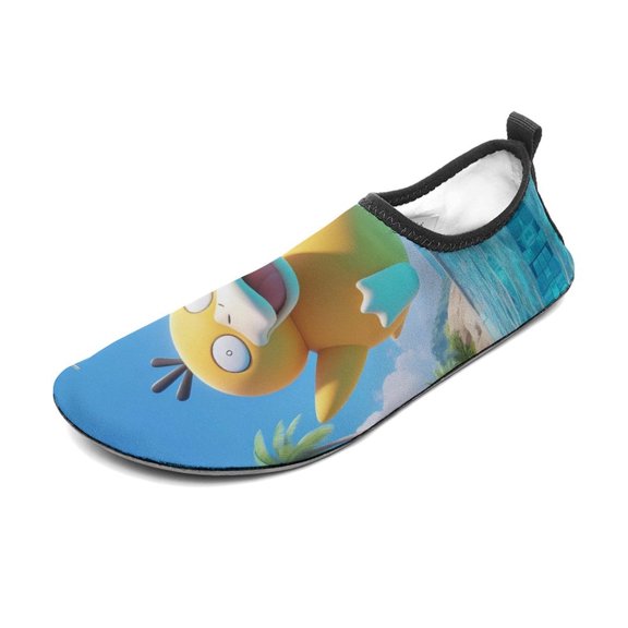 Psyduck Water Shoes Beach Swim Barefoot Quick Dry Aqua Socks, Non-Slip Sporty Water Shoes for Men Women 5/6women