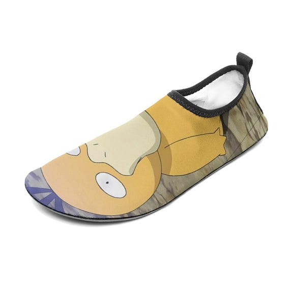 Psyduck Water Shoes Beach Swim Barefoot Quick Dry Aqua Socks, Non-Slip Sporty Water Shoes for Men Women 7/8women,5/6men