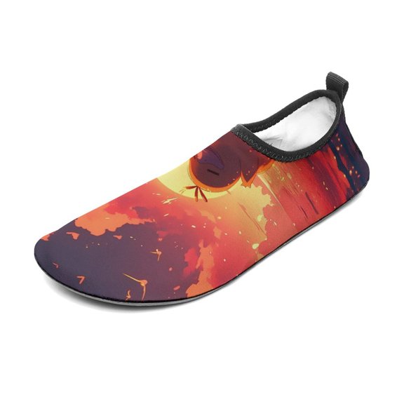 Psyduck Water Shoes Beach Swim Barefoot Quick Dry Aqua Socks, Non-Slip Sporty Water Shoes for Men Women 9/10women,7/8men