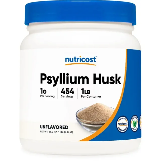 Psyllium Husk Ground Powder 454g Gluten Free and NonGMO