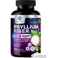 thumbnail image 1 of Psyllium Husk Fiber Supplement 1500mg - Vegan Prebiotic, Soluble Fiber for Daily Digestive Health & Regularity Support, Natural Psyllium Powder Caps, Sugar-Free, Non-GMO & Gluten-Free - 120 Capsules, 1 of 7