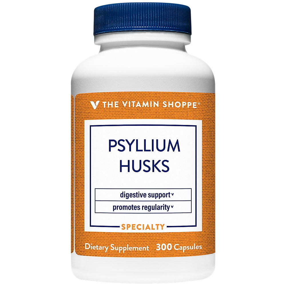 Psyllium Husks Plantago Ovata Fiber Supplement That Supports Regularity & Healthy Cholesterol