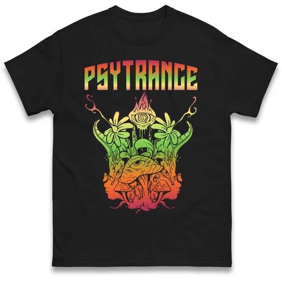 Psytrance Psychedelic Trance Music T-Shirt, Musicians T-Shirt, Rock On Tee
