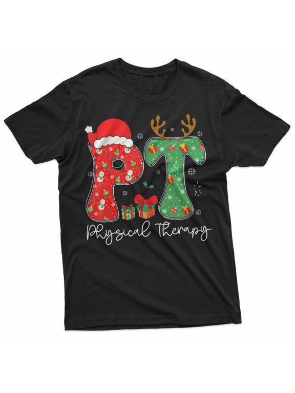 Pt Christmas Physical Therapy Grow To Your Full Potential T-Shirt