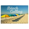 thumbnail image 1 of Pt. Pleasant, NJ, The Beach Is Calling Birch Wood Wall Sign (6x9 Rustic Home Decor, Ready to Hang Art), 1 of 5