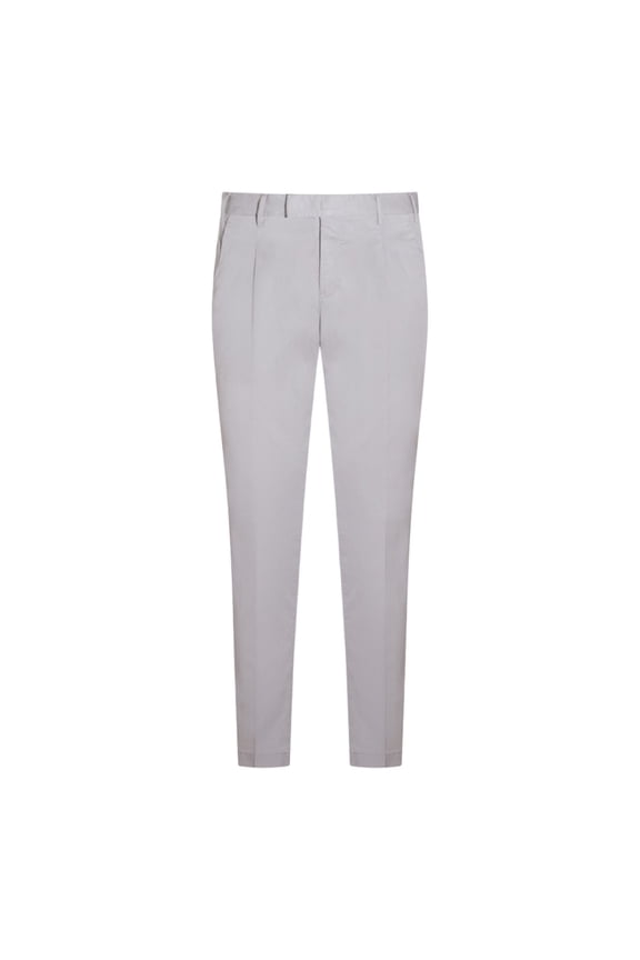 Classic Tailored Grey Trousers With Straight Leg Design (Men's)