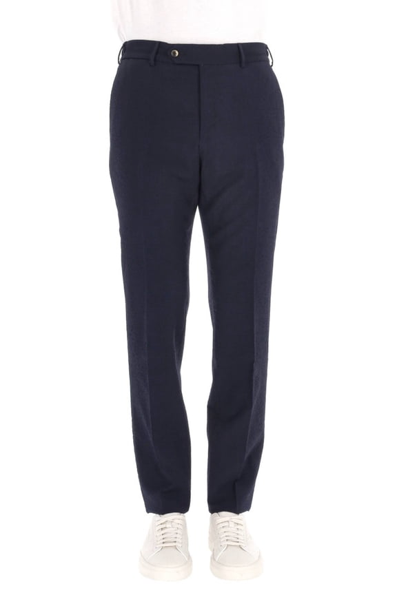 Slim Jogger Virgin Wool Embossed Trousers (Men's)