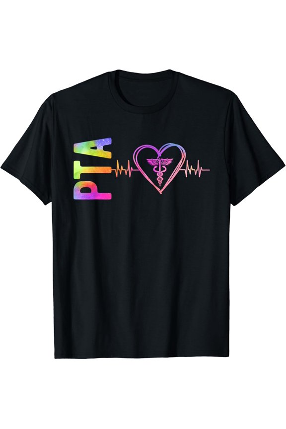 Pta Heartbeat Physical Therapy Assistant T-Shirt Size S-5XL