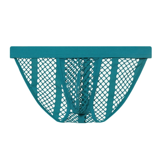Ptauao Men's Erotic Mesh Briefs Sexy See Through Brief Underwear 2024