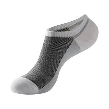 Ptauao Mens No Show Socks Low Cut Cotton Running Breathable Socks Color Block Plus Size