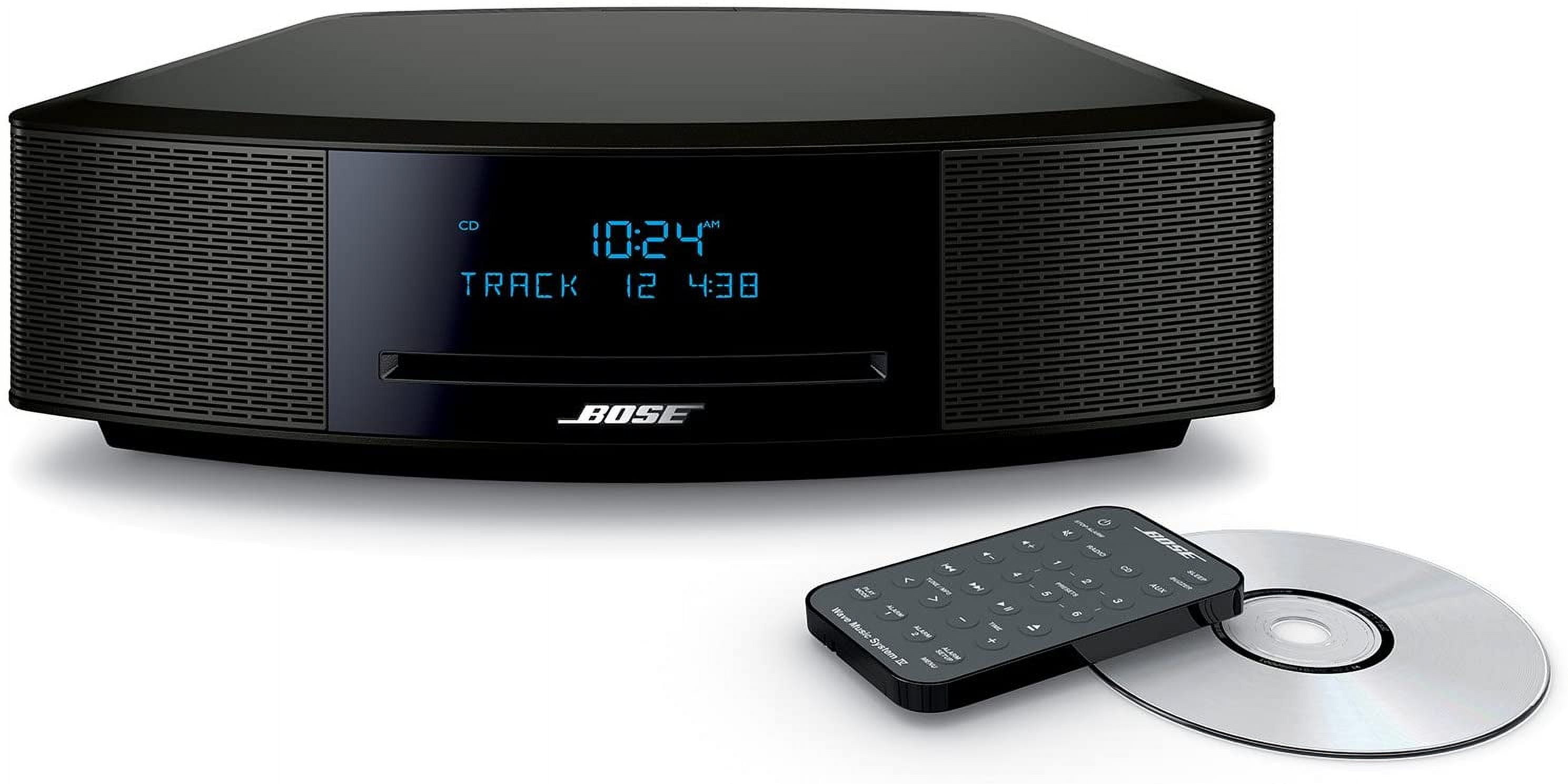 Ptech Bose- -Wave- -Music- System IV - CD-R - CD-DA, MP3 Playback - 1  Disc(s) - Espresso Black