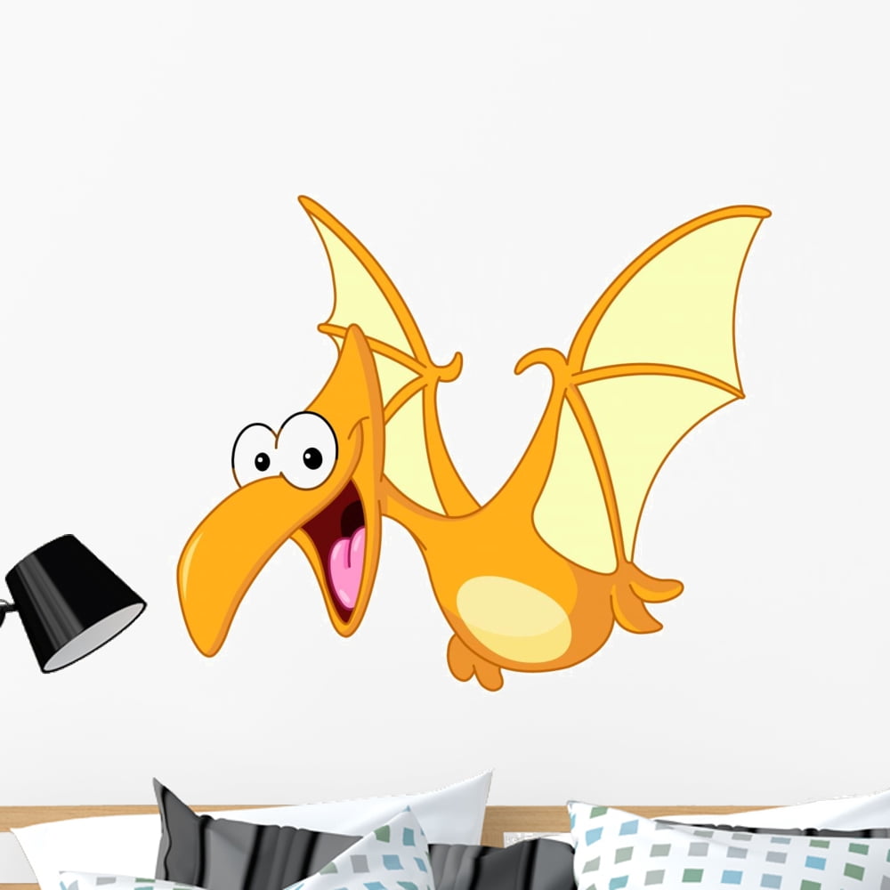 Pterodactyl Dinosaur Wall Decal Sticker by Wallmonkeys Vinyl Peel ...