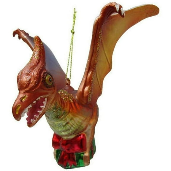 Pterodactyl Dinosaur with Wings Christmas Ornament