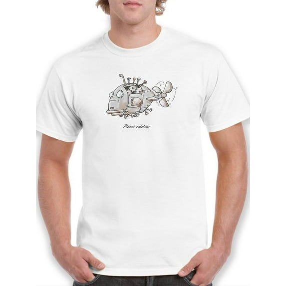 Pterois Roboticus T-Shirt Men -Engin Selcuk Designs, Male XX-Large