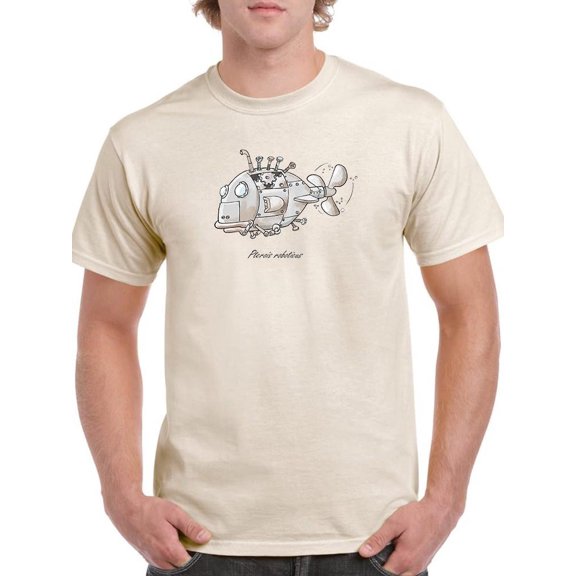 Pterois Roboticus T-Shirt Men -Engin Selcuk Designs, Male XX-Large