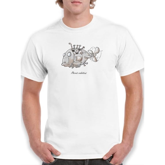 Pterois Roboticus T-Shirt Men -Engin Selcuk Designs, Male x-Large