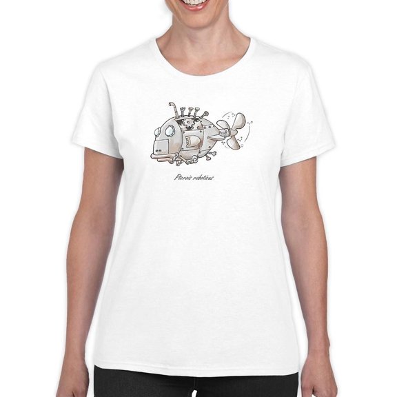 Pterois Roboticus T-Shirt Women -Engin Selcuk Designs, Female x-Large