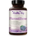 thumbnail image 1 of Healthy Way Pterostilbene Antioxidant Supplement, Cognitive and Immune Support, 150mg, 180 Capsules, 1 of 2